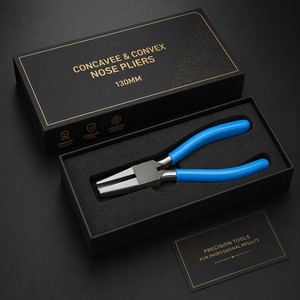 Pince à bec concave et convexe 130 mm, outil de formage de fil pour la fabrication de bijoux ZetomedPro - Product Image 5