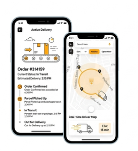Application de ramassage et de livraison aux prix les plus bas avec fonction personnalisée disponible à la vente par les exportateurs indiens - Product Image 2