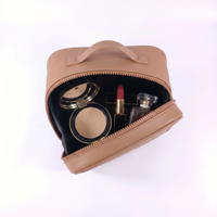 Sac de voyage cosmétique tendance Rootsmen en PVC gaufré avec fermeture éclair, résistant à l'eau, suspendable, grande capacité H19xL25xP12cm