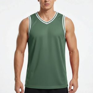 Custom Basketball Jersey Teams Leagues Solid Front Heat-Transfer Printed Quick Dry Breathable 100% Polyester Fabric Jersey - Product Image 1