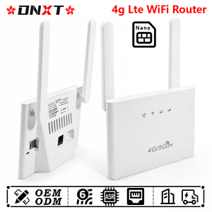 Routeur WiFi 4G DNXT LTE Cat4 2,4 GHz, modem USB 4G LTE, WiFi 6 300 Mbps, routeur WiFi 6 avec LED WAN/LAN, routeur WiFi avec emplacement SIM pour bureau - Product Image 1