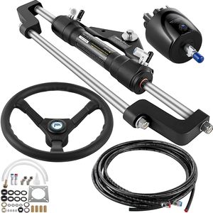 Kit di Sterzo Idraulico per Barche Fuoribordo da 300 CV (4,8 m) con Pompa Timone e Materiale in Lega - Product Image 1