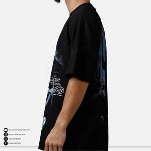 Premium 100% Cotton Oversized <b>Tshirt</b> Custom Logo DTG Print Eco-Friendly Quick Dry 250g Unisex Boxy Fit Streetwear Drop Shoulder - Product Image 4