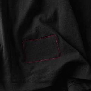 T-shirts noirs pour hommes en gros, t-shirts unisexes légers à manches courtes personnalisés en gros - Product Image 4