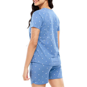 Conjunto de Pantalones Cortos de Pijama a la Moda, Material Suave, para Uso Diario en el Hogar y un Descanso Confortable - Product Image 4