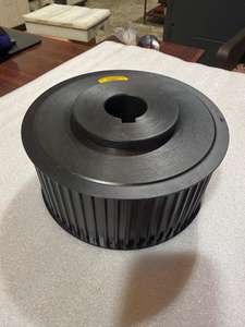 Poulie de distribution OEM 74AT10 à 74 dents la plus vendue avec alésage et rainure pour clavette et moyeu, largeur de courroie personnalisée, séries populaires AT5/AT10/AT20 - Product Image 4