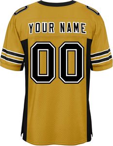 Wholesale American Football Jersey Polyester Mesh No Fade Sublimation Custom Logo OEM Supplier Breathable Quick Dry Teamwear - Product Image 2