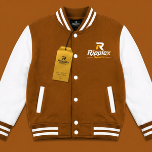 Classic kids varsity <b>jacket</b> with soft comfort Comfortable varsity <b>jacket</b> for kids with timeless design soft fabric and reliable - Product Image 4