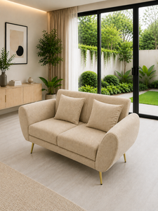 Sofá Minimalista Esmeralda 221 ROMA, Conjunto de 221 Plazas para Sala de Estar, Apartamento, Hotel, Uso Ecológico, Tela Personalizada, Mueble Cuadrado - Product Image 4