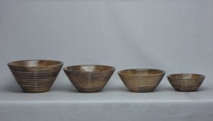 ชามไม้ดีไซน์พรีเมียม ชามไม้มะม่วง ชามไม้กระถิน ชามไม้ ชามสลัด ชามเสิร์ฟ ภาชนะบนโต๊ะอาหาร ราคาขายส่งจากโรงงาน - Product Image 4