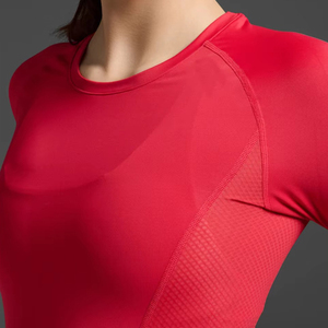 Camisetas de compresión de secado rápido al por mayor, más vendidas, de manga larga completa, para hombre y mujer, transpirables, de spandex/poliéster, unisex. - Product Image 2