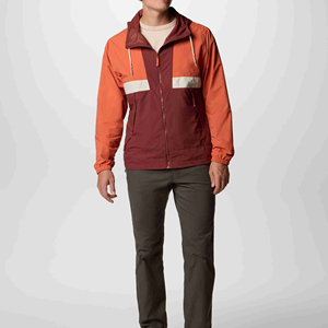 Men's Autumn Casual Waterproof Eco-Friendly Reversible Breathable Windbreaker <b>Jacket</b> Canvas Regular Front Logo OEM Services - Product Image 5