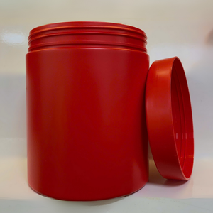 Screw Top Customized Color Pharmaceutical Cylinder <b>Jars</b> 875ml <b>Empty</b> Packaging Plastic Red Lid Medicine Pills Highly Welcomed - Product Image 3