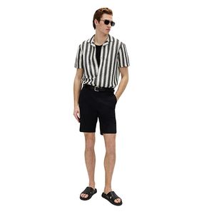 Stylish Men’s Cotton <b>Blend</b> Short Sleeve Regular Fit Shirt Breathable Casual Wear for Travel and Daily Use - Product Image 1