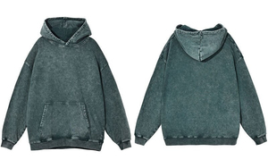 Sudadera con Capucha para Hombre, Estilo Casual, Color Sólido, Corte Regular, 100% Algodón, Tejido French Terry, Tendencia 2026 - Product Image 1