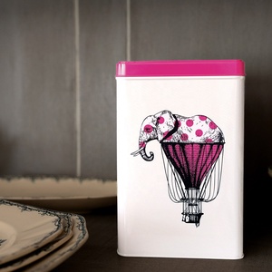 Premium Quality Customized Enamel Ivory Red French Country Design Eco-Friendly Durable <b>Waterproof</b> <b>Storage</b> Tin <b>Box</b> Champiman - Product Image 6