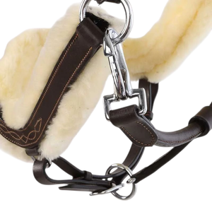 ADIBA OVERSEAS - Nuevo Halter de Cuero de Oveja Acolchado de Alta Calidad, Duradero y de Lujo, Forrado con Piel Sintética Suave, Ajustable -Cob-Full - Product Image 4