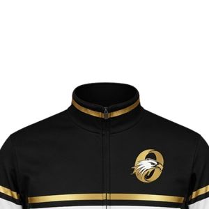 <b>Men</b> Black Gold Hockey Sports <b>Jacket</b> Polyester Athletic Wear Team Training <b>Jacket</b> Outdoor Sports Uniform Performance Apparel - Product Image 5