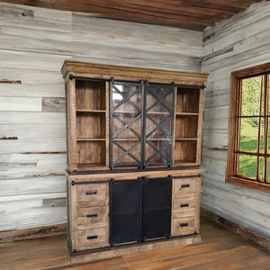 Mueble de Cocina Moderno de Madera de Mango Maciza, Resistente al Agua, Plegable, Ecológico, Multifuncional, con Ruedas, Fácil Instalación - Product Image 4