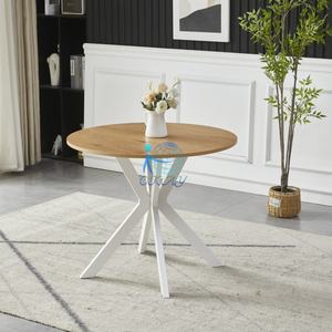 Petit ensemble de <span class=keywords><strong>table</strong></span> <span class=keywords><strong>à</strong></span> <span class=keywords><strong>manger</strong></span> rustique en MDF pour <span class=keywords><strong>2</strong></span> <span class=keywords><strong>personnes</strong></span> parfait pour les petits espaces - Product Image 6