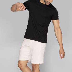 Camiseta Personalizada 100% Algodón Puro Premium Azul Liso Clásico de Manga Corta Estilo Casual de Verano Camisetas de Hombre de Alta Calidad - Product Image 2