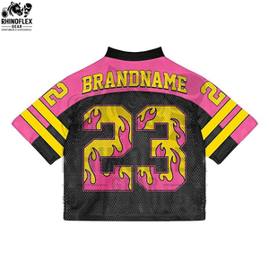 Maillot Streetwear Coupe Boxy Col V Respirant en Polyester Personnalisable par Sublimation – Vente en Gros - Product Image 6