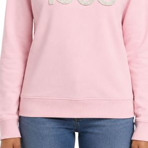 Sudadera Rosa con Número 1908 en 3D con Perlas, Cuello Redondo, Informal, a la Moda, de Manga Larga, para Mujer, Ropa de Uso Diario - Product Image 6