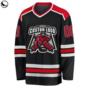 Maillots de hockey sur glace en polyester personnalisés OEM, sublimation numérique, broderie en twill, 260g, toutes tailles, Eoin Winston Sports - Product Image 3