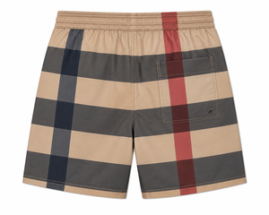 Custom <b>Men's</b> Solid Canvas Breathable Swim Shorts Beach Swim <b>Trunks</b> Casual Board Shorts OEM Service - Product Image 3
