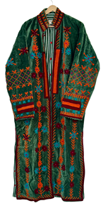 Handmade Embroidered Suzani <b>Velvet</b> <b>Jacket</b> <b>Women</b> Boho Floral Uzbek Unisex Plus Size Autumn/Winter Eco-Friendly - Product Image 6