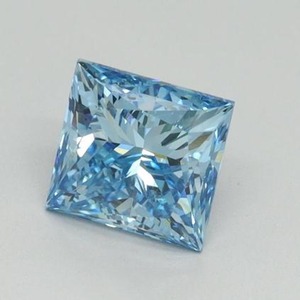 Diamante azul de corte princesa de lujo, cultivado en laboratorio, certificado por IGI, diamante azul suelto para anillo de compromiso personalizado de 1 a 5 quilates VVS VS VS2 - Product Image 6