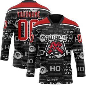 Uniforme de Hockey sobre Hielo Personalizado con Logotipo, de Secado Rápido y Transpirable, Nueva Llegada, Bajo MOQ - Product Image 5