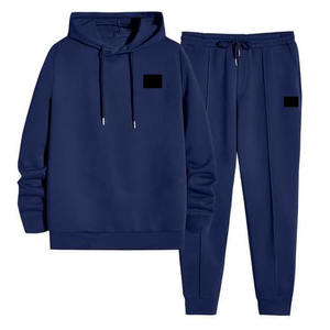 Nouvel ensemble de survêtement décontracté pour homme, en tissu doux, deux pièces, pour le sport, la gym, la course à pied, l'entraînement, confortable pour un usage quotidien - Product Image 1