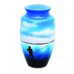 Brass Cremation Urn Golden and White Funeral Memorial <b>Ashes</b> Urn <b>for</b> Burial Services Adult Human <b>Ashes</b> <b>Casket</b> Metal Urns - Product Image 2