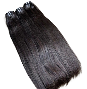 Lot de 3 mèches de cheveux indiens naturels raides, 24 pouces, vente en gros disponible - Product Image 1