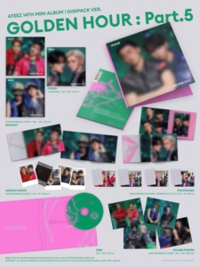 [อัลบั้มต้นฉบับของเกาหลี] ateez-Golden Hour: Part 5 (digipack Unit Ver) - Product Image 3