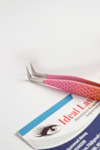 Outil professionnel pour extensions de cils, étiquette privée personnalisée, facile à utiliser, pince à cils antidérapante à pointe en fibre - Product Image 2
