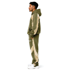 Ensemble survêtement personnalisé avec sweat à capuche et pantalon de jogging, logo imprimé en relief, streetwear, vêtements de sport, fabricant de marques privées, Pakistan - Product Image 5