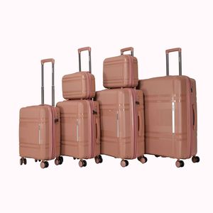 Juego de Maletas Rígidas Expandibles de 6 Piezas, Ligeras y Unisex, con Ruedas Giratorias para Transportar - Product Image 1