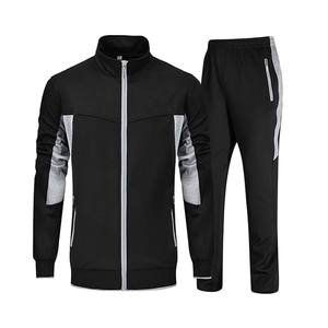 Unisex Dark Gray Red Solid Streetwear Tracksuit Full <b>Zip</b> <b>Hooded</b> Collar Sporty Jogger Set Breathable Lightweight Reversible - Product Image 2