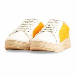 Yellow Ladies Casual Sneaker AT7309 para Fitness Walking - Product Image 3
