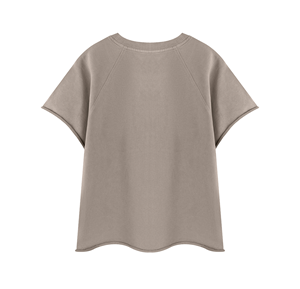 เสื้อยืดทรงบ็อกซี่ ยูนิเซ็กส์ รุ่น Raw Edges Vintage Washed ผ้าคอตตอนพรีเมียม 320 กรัม ปรับแต่งได้ตามต้องการ - Product Image 2
