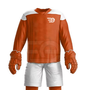 Tenue d'équipe de hockey sur glace professionnelle, prix d'usine, ensemble de vêtements de match de hockey sur glace personnalisé, vente en gros - Product Image 4