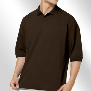 Chemises polo pour hommes grandes tailles, design ODM, t-shirts en coton blancs pour hommes, t-shirts surdimensionnés à épaules tombantes, t-shirts personnalisés - Product Image 2