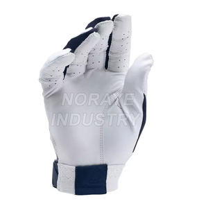 Guantes de bateo de béisbol con logotipo personalizado, guantes de bateo para hombre OEM con palma de cuero transpirable - Product Image 3