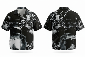 เสื้อเชิ้ตชายหาดแขนสั้นคุณภาพสูงสำหรับผู้ชาย ขายส่งเสื้อผ้า OEM ODM ลายพิมพ์ศิลปะแบบกำหนดเอง - Product Image 6