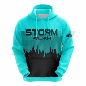 เสื้อฮู้ดดี้ผ้าฝ้าย 100% ระบายอากาศได้ดี 350 GSM สำหรับผู้ชาย แบบซับลิเมชั่น ปรับแต่งดีไซน์ได้ตามต้องการ เสื้อฮู้ดดี้พิมพ์ลายซับลิเมชั่นลำลอง - Product Image 4