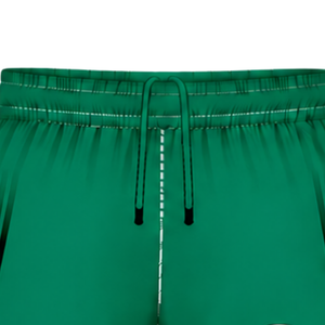 <b>Green</b> Black Rugby <b>Shorts</b> Elastic Waist Breathable Lightweight Team Training Performance Athletic Sports Uniform <b>Shorts</b> - Product Image 3