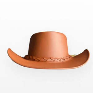 Sombrero de Vaquero Unisex de Cuero Premium, Diseño Personalizado con MOQ Bajo, Estilo Occidental Moderno para Exteriores - Product Image 4