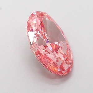 Diamant CVD de laboratoire rose vif fantaisie de forme ovale modifiée, 2,08 carats, clarté VS2, excellente taille, diamant non monté - Product Image 4